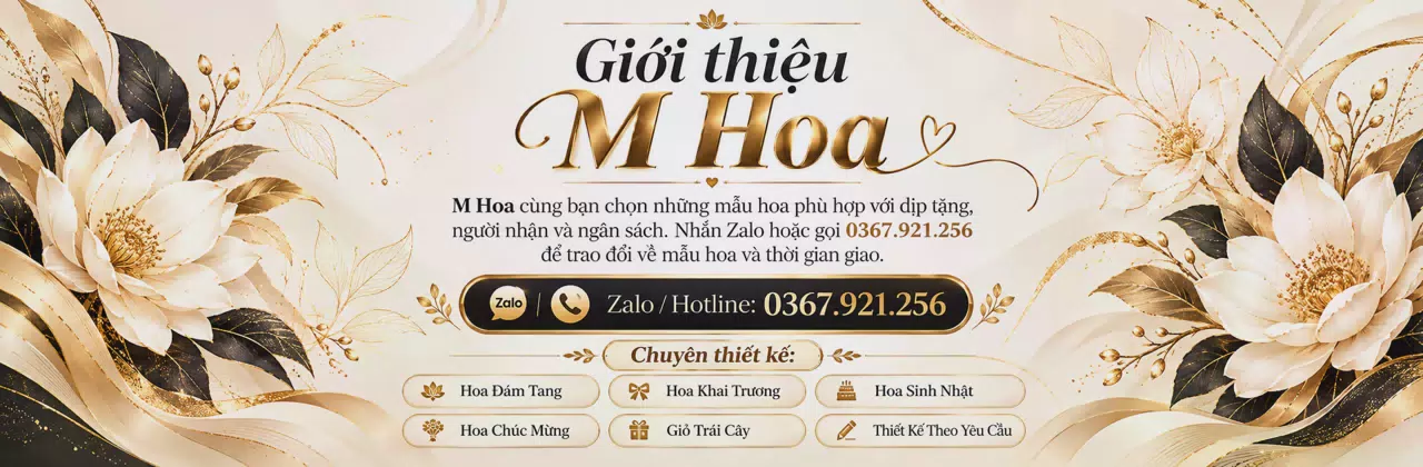 Ảnh bìa Shop hoa tươi Xã Vĩnh Hoà An Giang - Tư vấn mẫu hoa hợp ngân sách